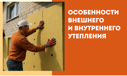 Какие особенности внешнего и внутреннего утепления в ельце