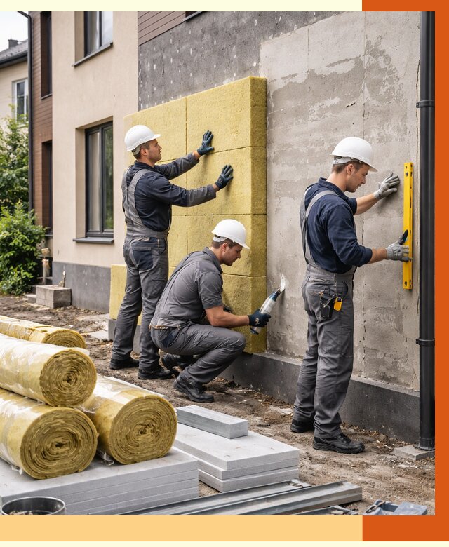 Утепление таунхауса в ельце от 7393 руб/м2 — комплекс под ключ | ТепломастерЕлц