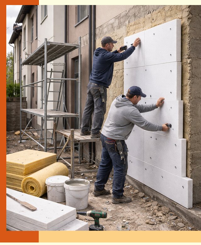 Утепление таунхауса с гарантией комфорта в ельце