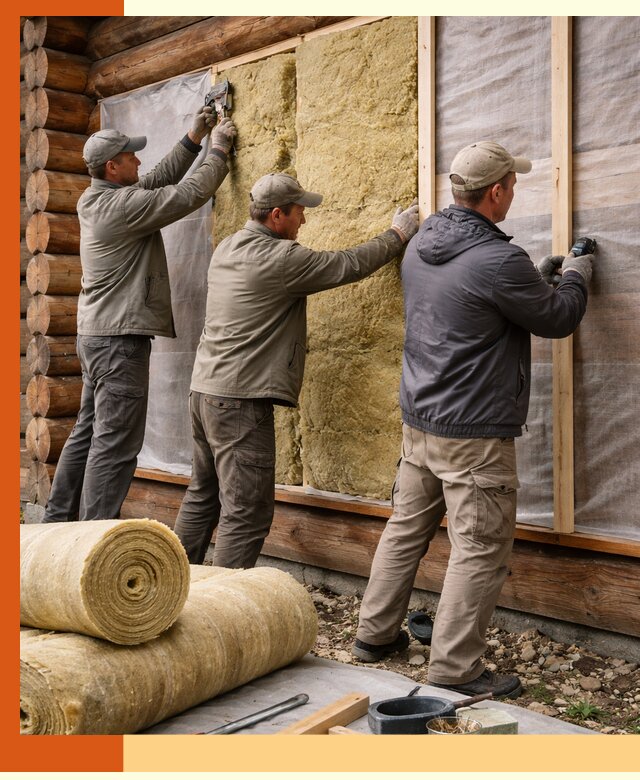 Утепление деревянного дома в ельце эффективными технологиями