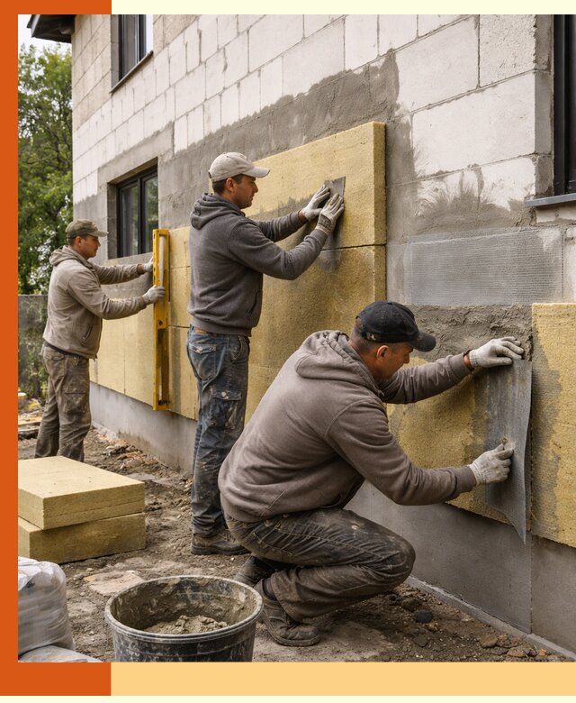 Утепление дома из газобетона в ельце качественно и долговечно