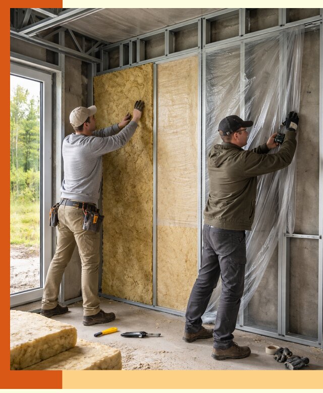 Утепление дома из ЛСТК в ельце с гарантией качества и эффективности