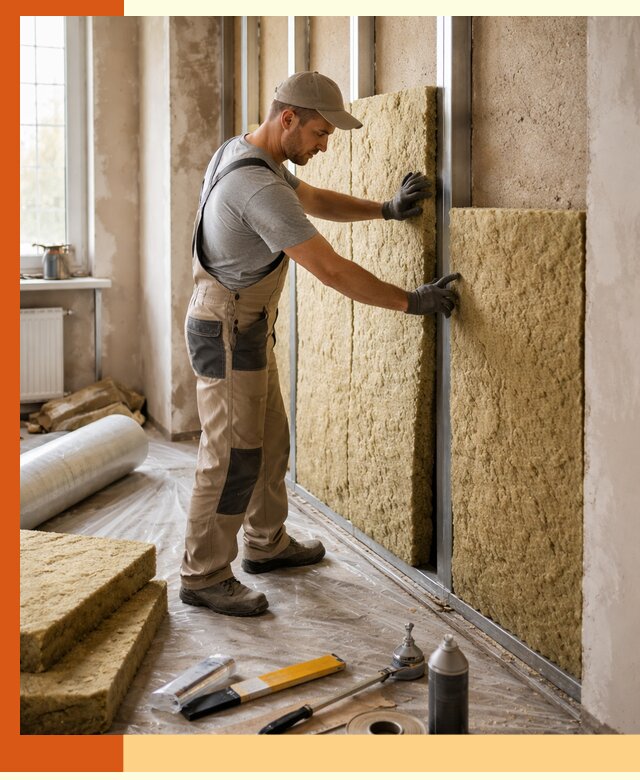 Утепление квартиры в ельце — комплексная теплоизоляция стен и полов