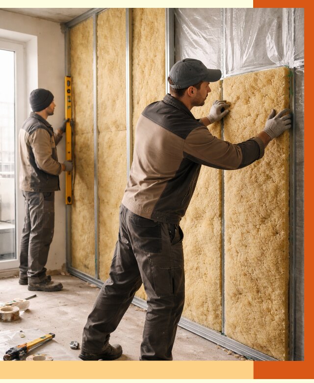 Утепление квартиры изнутри в ельце от 4467 руб. за м2 | Проф. работы ТепломастерЕлц