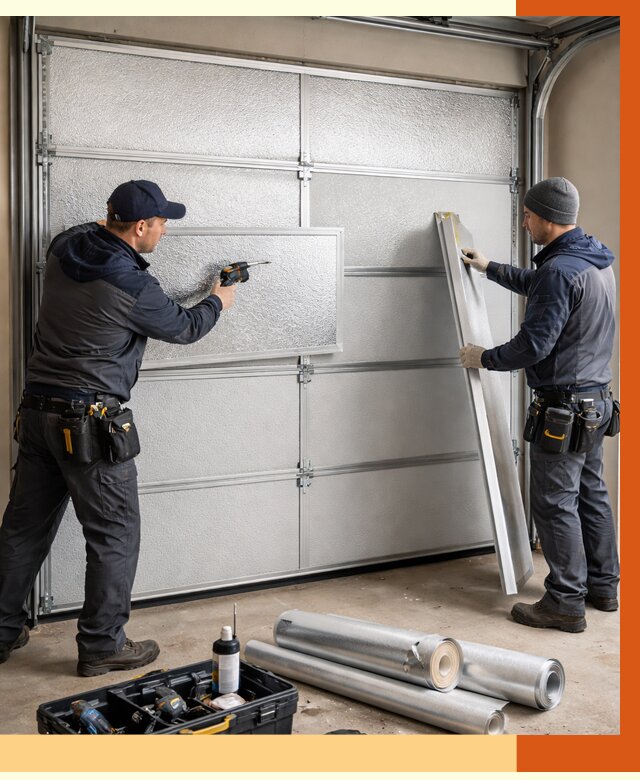 Утепление гаражных ворот в ельце от 8060 руб/м2 — надежно и быстро | ТепломастерЕлц