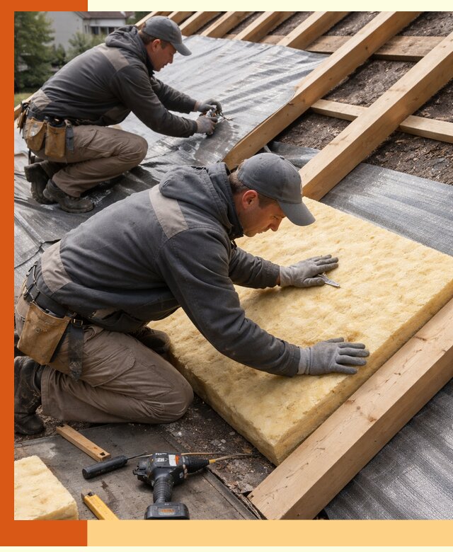 Профессиональное утепление крыши в ельце качественно и надежно