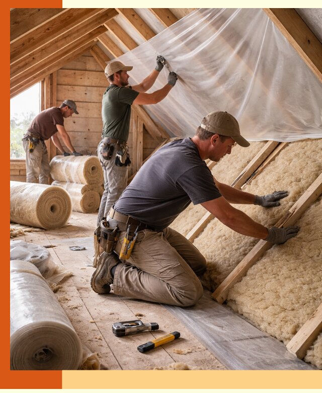 Утепление крыши изнутри в ельце: профессионально и надежно