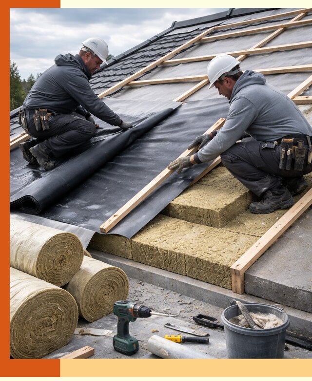 Утепление крыши снаружи в ельце: профессиональная теплоизоляция