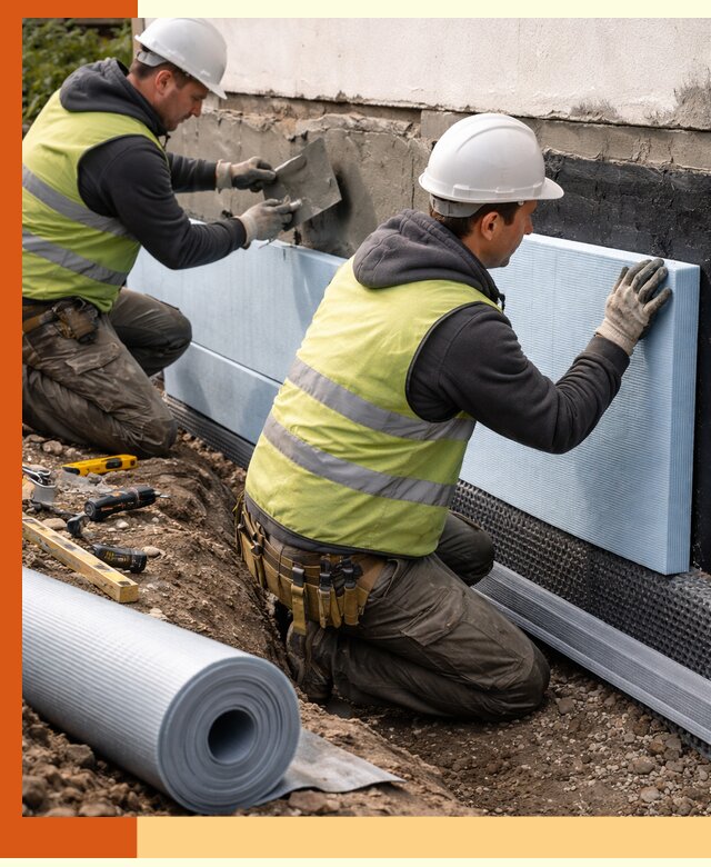 Утепление фундамента снаружи в ельце — профессиональная теплоизоляция