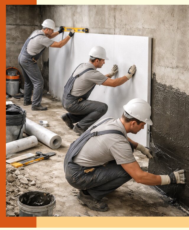 Утепление фундамента изнутри профессионально в ельце