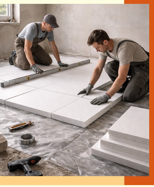 Утепление бетонного пола в ельце от 2567 руб/м2 — монтаж и цена | ТепломастерЕлц