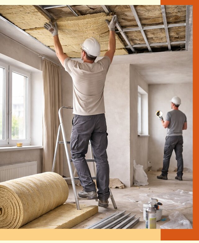 Утепление потолка в частном доме в ельце от 975 руб./м² — работы под ключ | ТепломастерЕлц