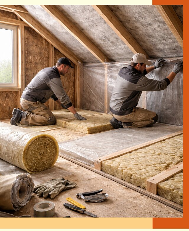 Утепление чердака в ельце от 7701 руб/м² — теплоизоляция и комплексное утепление под ключ | ТепломастерЕлц