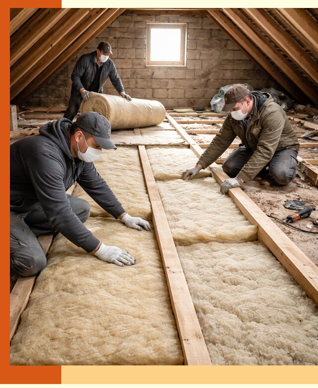 Утепление чердака в ельце — профессиональная теплоизоляция кровли