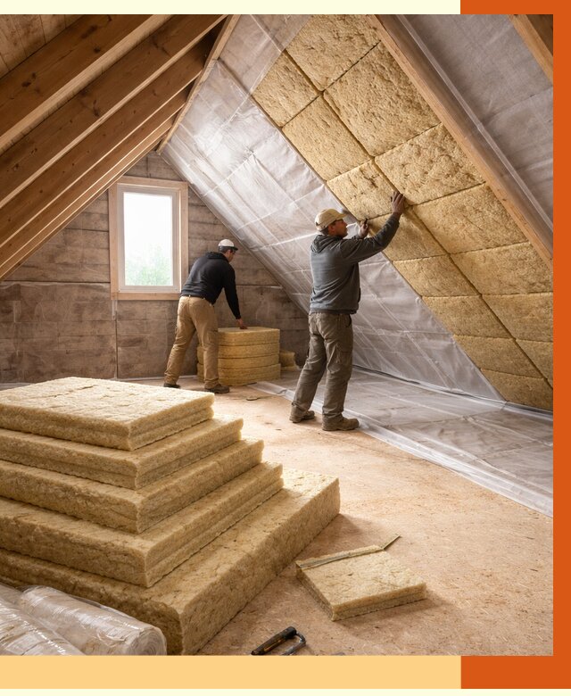 Утепление мансарды в ельце от 2567 руб/м2 — комплексно и под ключ | ТепломастерЕлц