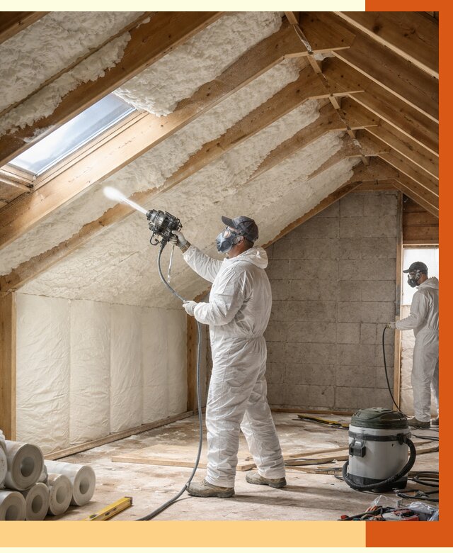 Утепление мансарды ППУ в ельце от 2824 руб./м² — заказать под ключ | ТепломастерЕлц