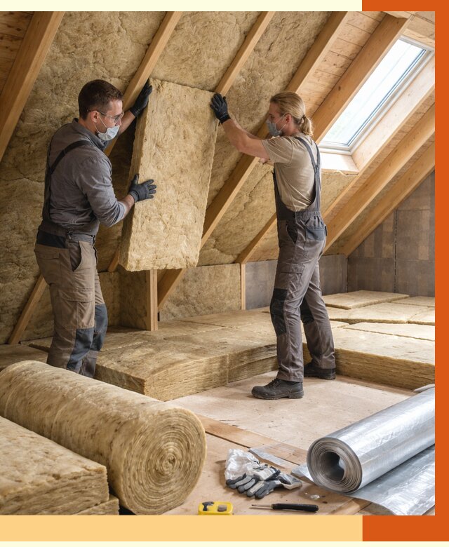 Утепление мансарды минватой в ельце от 4313 руб./м2 — монтаж и пароизоляция | ТепломастерЕлц