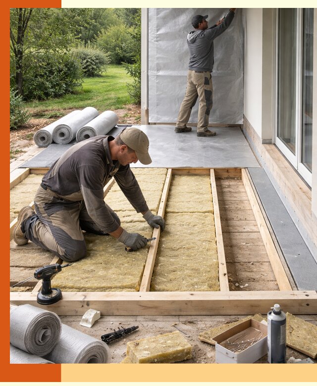 Утепление террасы в ельце — тепло и защита круглогодично