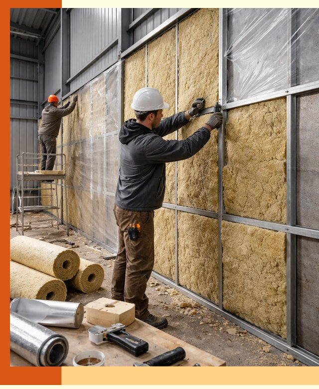 Утепление ангара в ельце — профессиональная теплоизоляция помещений