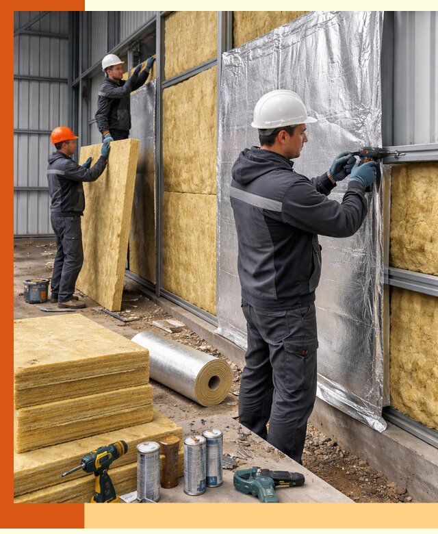 Утепление металлического ангара профессионально в ельце