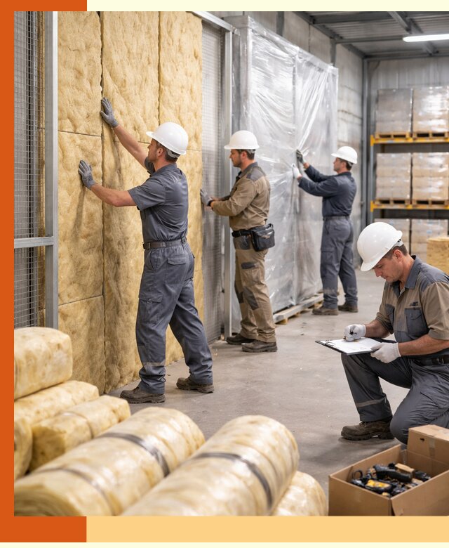 Утепление склада готовой продукции в ельце качественно и быстро