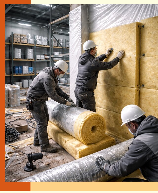 Утепление склада химсырья в ельце: безопасная и эффективная изоляция