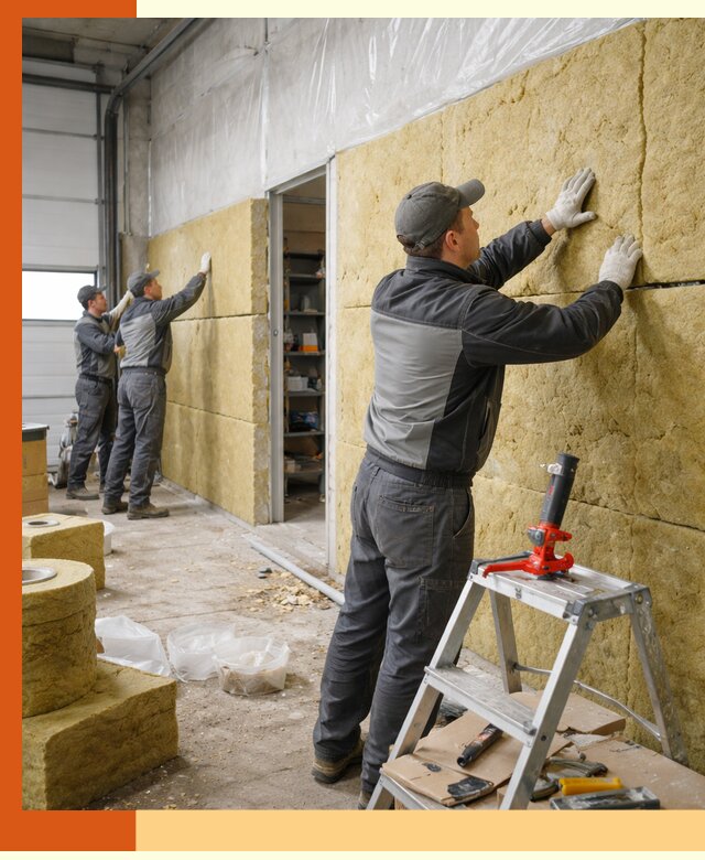 Утепление автосервиса и мастерских в ельце качественно и надёжно