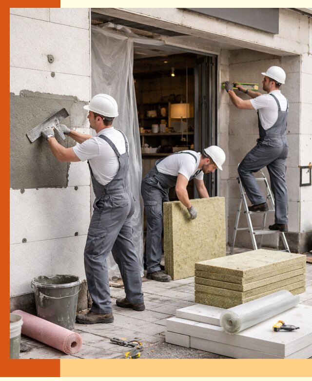 Утепление кафе в ельце: профессиональная теплоизоляция и монтаж