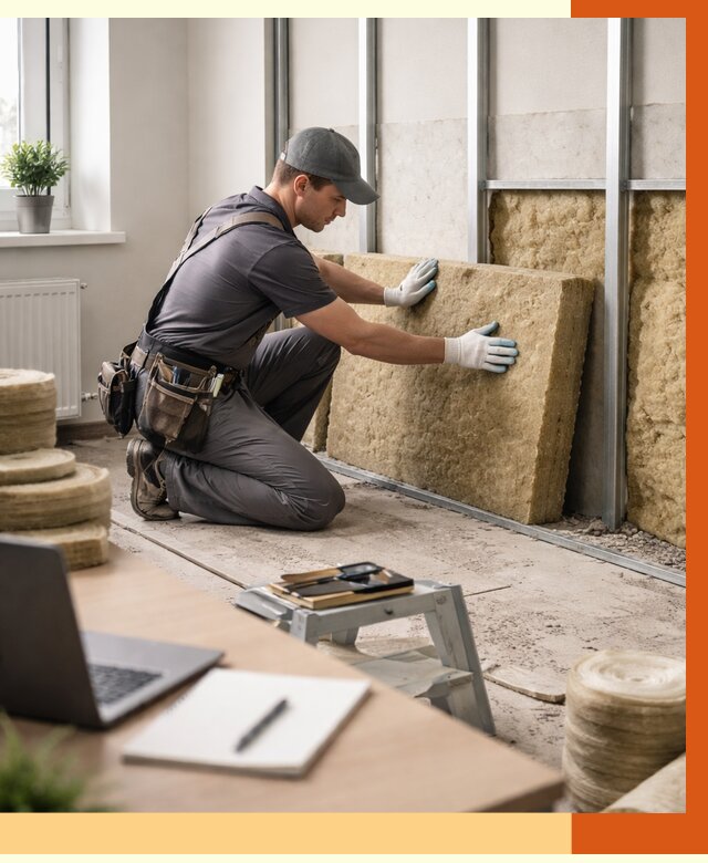 Утепление офиса в ельце от 4621 руб/м2 — комплексное утепление офиса под ключ | ТепломастерЕлц