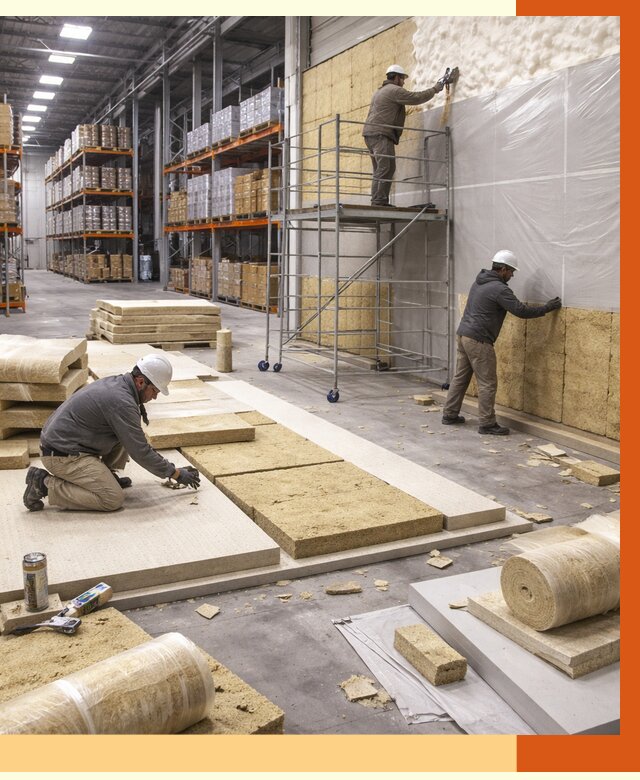 Утепление складского терминала в ельце от 7701 руб./м² под ключ | ТепломастерЕлц