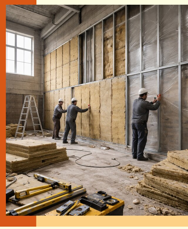 Утепление спортивного зала в ельце качественно и недорого