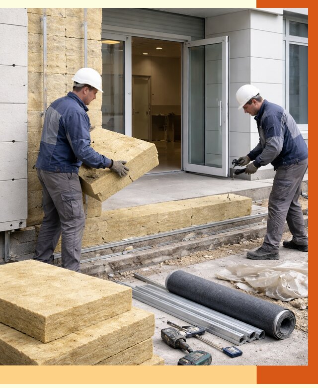 Утепление медицинского центра в ельце под ключ от 12835 руб./м² | ТепломастерЕлц