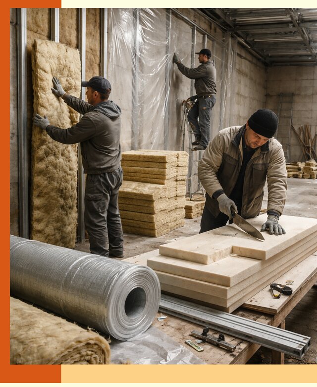 Утепление торгового склада в ельце с энергоэффективными решениями