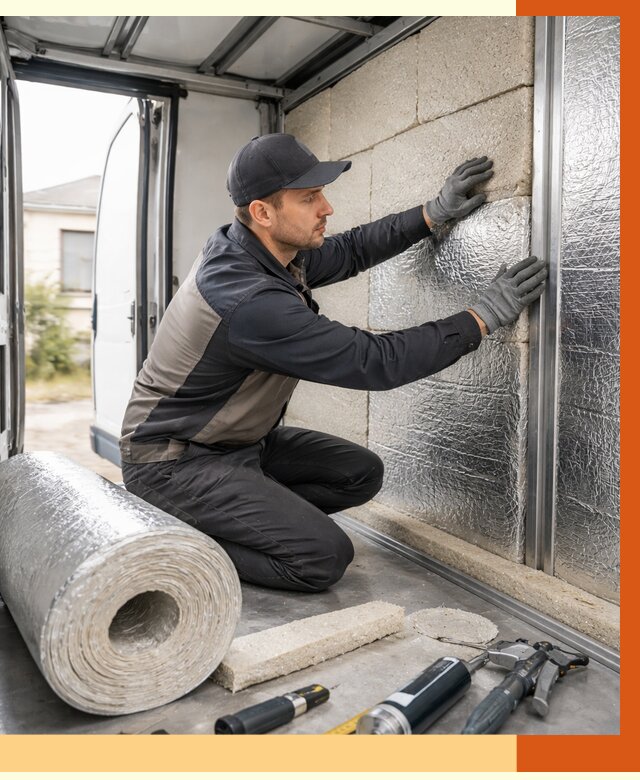 Утепление фургона рефрижератора в ельце от 12835 руб./м² под ключ | ТепломастерЕлц