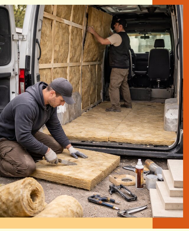 Утепление кемпера в ельце под ключ от 12322 руб. — профессионально | ТепломастерЕлц