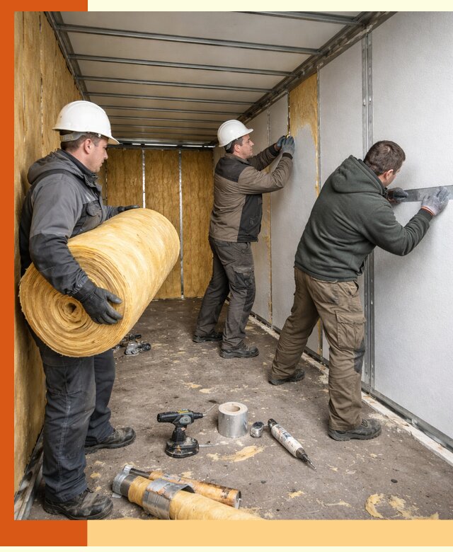 Утепление рефрижераторного контейнера в ельце профессионально и надежно