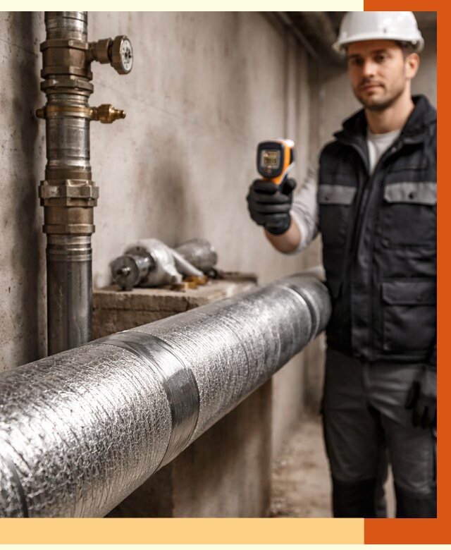 Утепление труб водоснабжения в ельце от 8728 руб. за м² — услуги ТепломастерЕлц