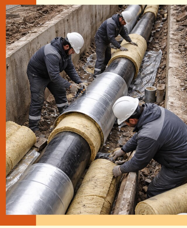 Утепление теплотрассы в ельце: утеплительные работы и материалы