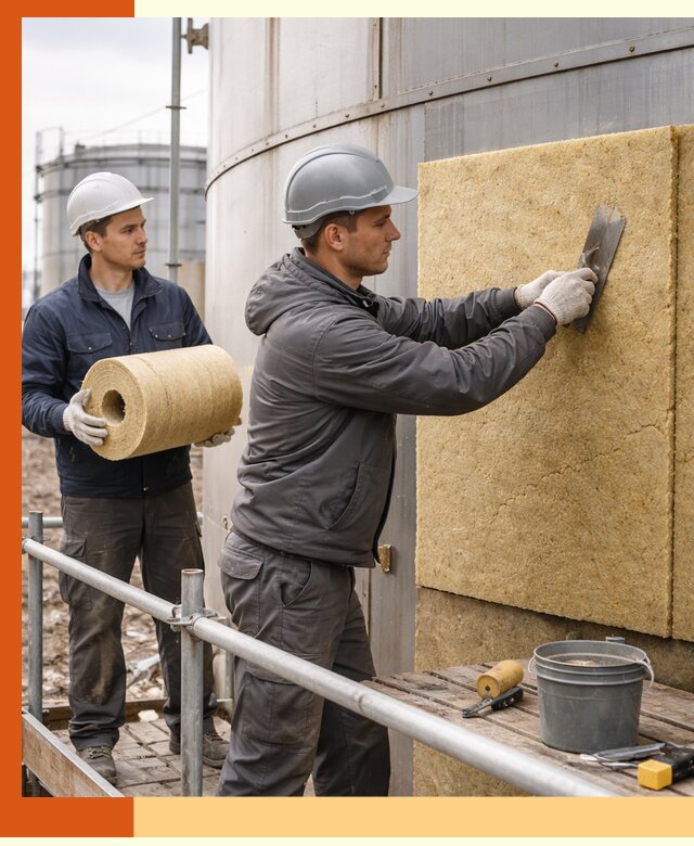 Профессиональное утепление резервуара и теплоизоляция в ельце