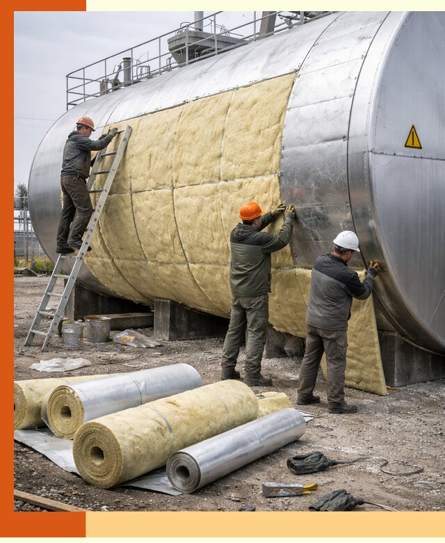 Утепление резервуаров с топливом в ельце надежно и экономично