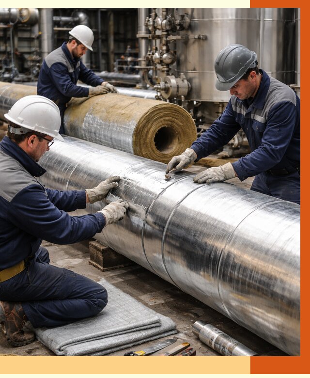 Утепление технологического оборудования в ельце от 4313 руб. за м2 | ТепломастерЕлц