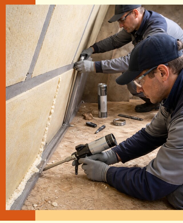 Герметизация стыков ППУ в ельце — надежное уплотнение швов