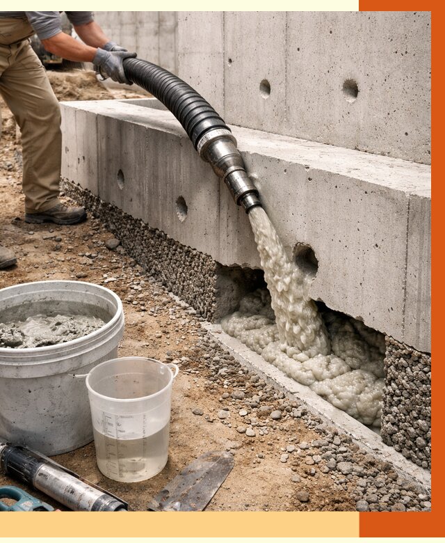 Заполнение полостей фундамента в ельце от 6982 руб. под ключ | ТепломастерЕлц