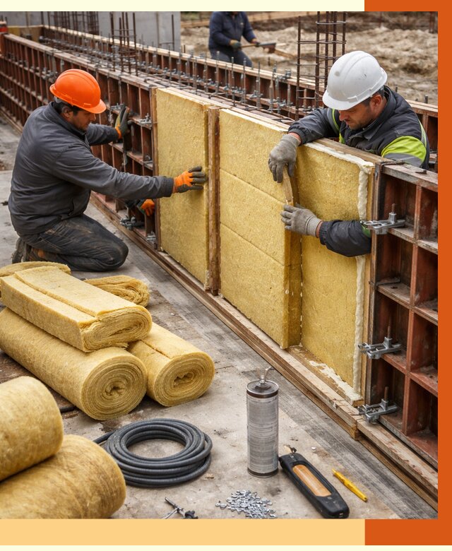 Теплоизоляция опалубки в ельце от 7393 руб. за м2 — услуги и монтаж | ТепломастерЕлц
