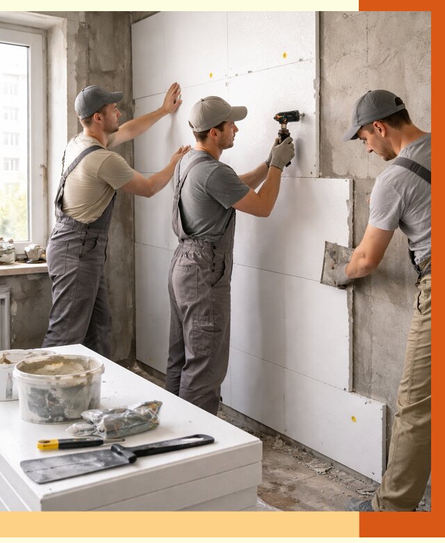 Утепление пенопластом домов и стен в ельце от 1900 руб. — ТепломастерЕлц