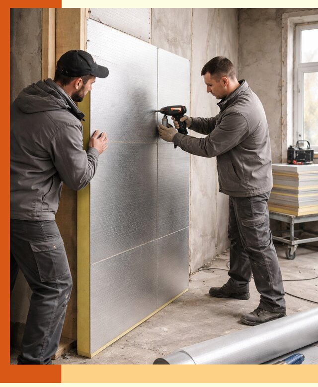 Утепление PIR панелями домов и зданий в ельце