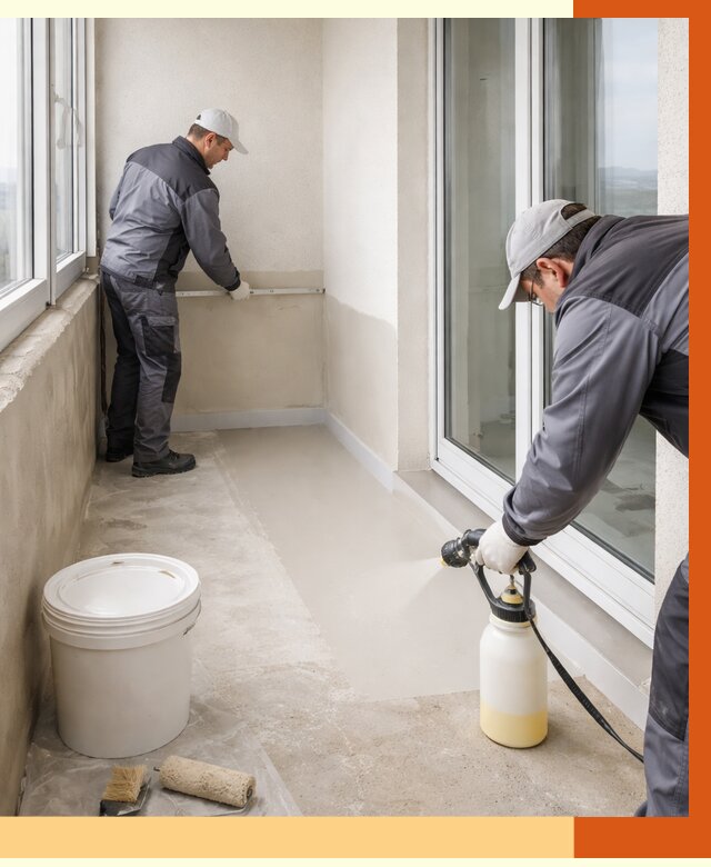 Утепление балкона жидкой теплоизоляцией в ельце от 5904 руб./м2 | ТепломастерЕлц