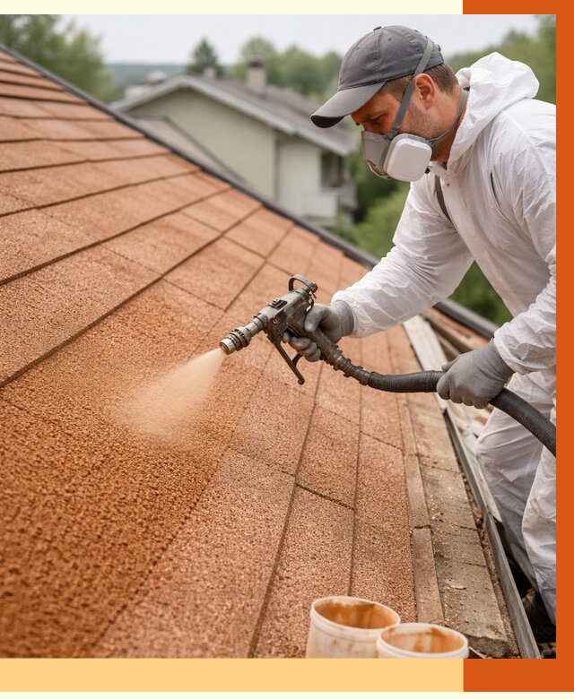 Утепление кровли жидкой пробкой в ельце от 2772 руб./м² под ключ | ТепломастерЕлц