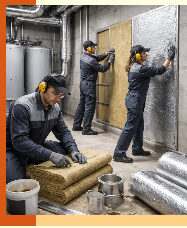 Шумоизоляция котельной в ельце: профессиональный монтаж и материалы