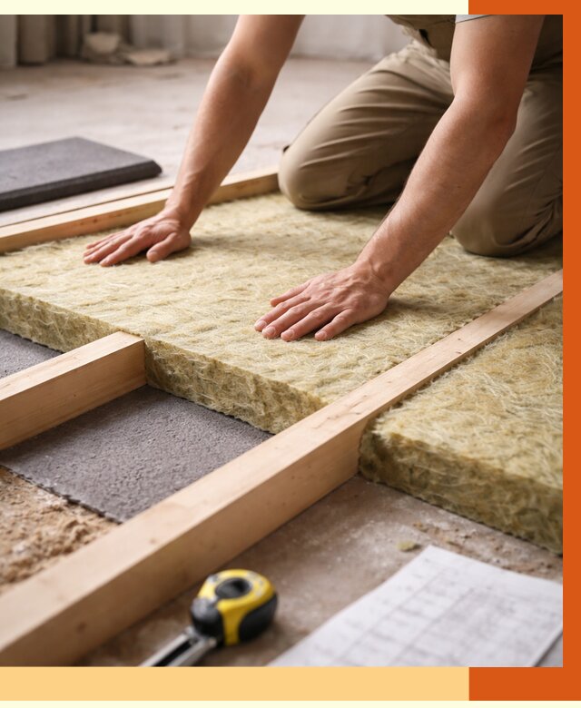 Шумоизоляция пола в ельце от 1284 руб./м² — профессиональная звукоизоляция | ТепломастерЕлц